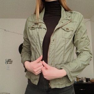 Olive green army jacket
